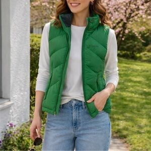 Columbia Titanium Rare Green Puffer Vest Bold Green Outdoor Sporty Active XS